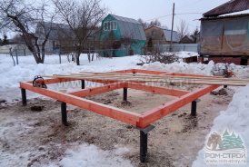 Завершено строительство каркасной бани 5х4 в г. Торхово. Тула