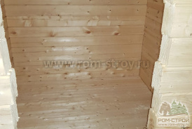 Баня из сухого бруса 6х4 под вальмовой крышей Королёв, Московская область