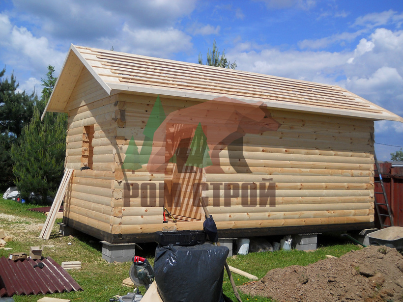 Баня из профилированного бруса "Забава" 6х3 м