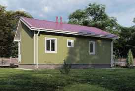 Каркасный дом 7х9 «Русимир»