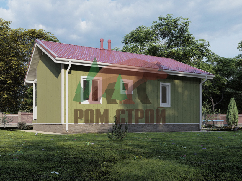 Каркасный дом 7х9 «Русимир»