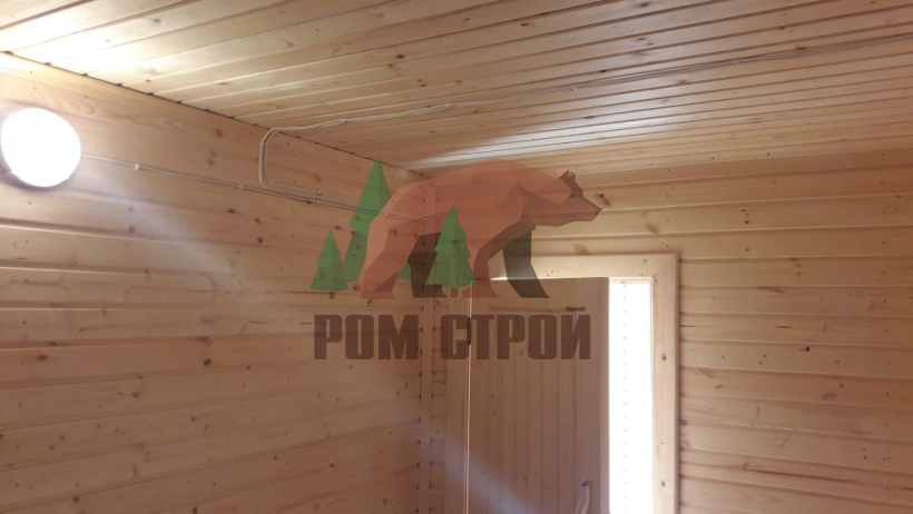 Каркасная баня "Милонега" 6х6м