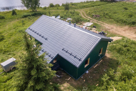 Каркасный дом 7,5х12 Сущева, Ярославль,90 кв.м.