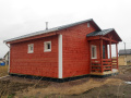 Каркасная баня 6х6 