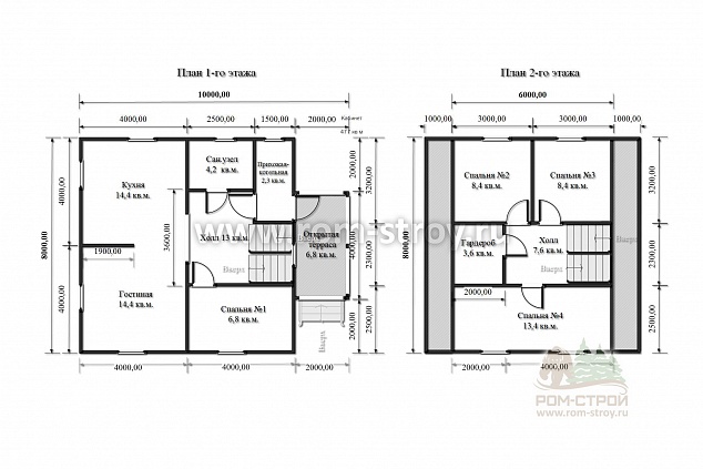 План-схема проекта дома