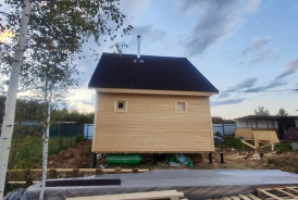 Каркасная баня 5х6 за 10 дней Тула, Сидоровское
