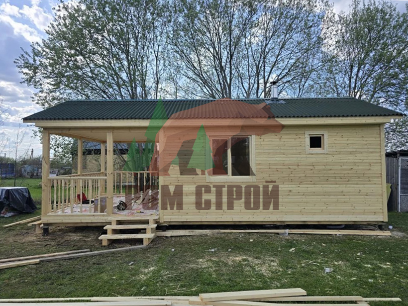 Отделка фасада вагонкой