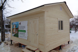 Завершено строительство каркасной бани 5х4 в г. Торхово. Тула