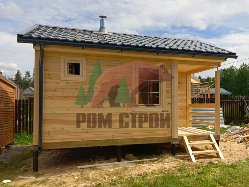 Баня из профилированного бруса "Ванда" 5х4 м