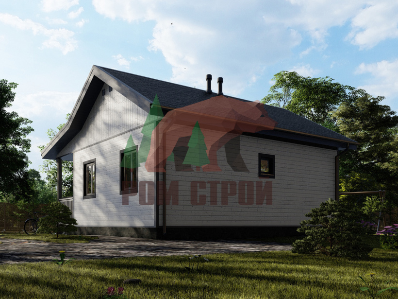 Каркасный дом 8х8 «Токсово»