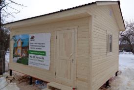 Завершено строительство каркасной бани 5х4 в г. Торхово. Тула