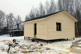 Каркасный дом 6х8 Тульская область, д. Бежка