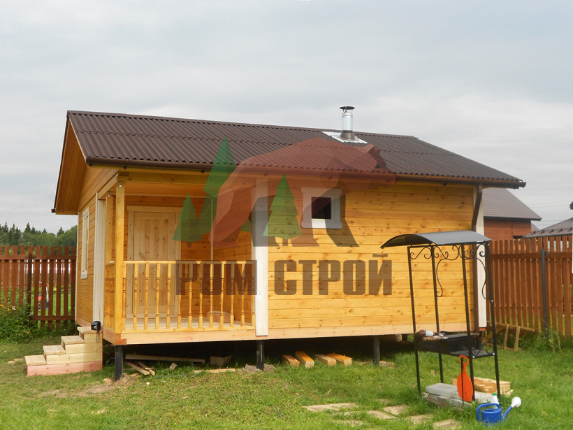 Баня из профилированного бруса "Всеслава" 6х6 м