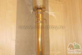 Баня из профбруса 5х6 с террасой в Сосновом Бору