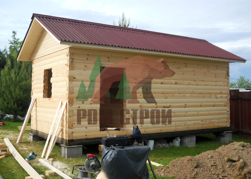 Баня из профилированного бруса "Забава" 6х3 м