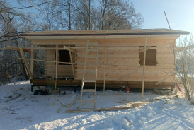 Дом из бруса 6х9 Цветково, Приозерский район, Лен.области