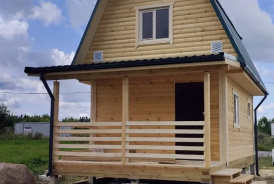 Баня из бруса 4х8 Заостровье, Санкт-Петербург