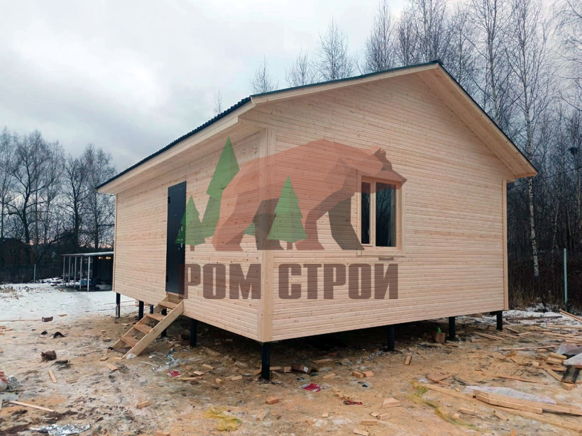 Каркасный дом 6х8 "Бежка"