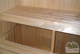 Утепление стен парной в бане из бруса 6х6м