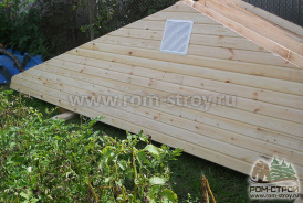 Баня из профилированного бруса 6х6м под ключ