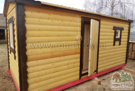 Готовая баня из бруса 5х2,3 м в Лукьяново, М.О.