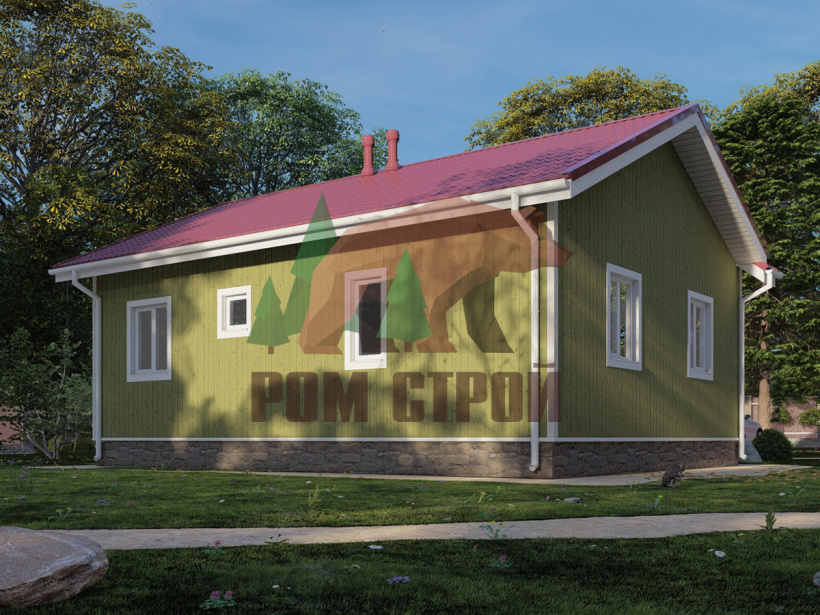 Каркасный дом 7х9 «Русимир»