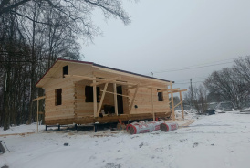 Дом из бруса 6х9 Цветково, Приозерский район, Лен.области