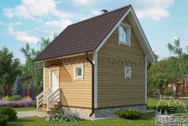 Каркасный дом «Гордей" 5х5 м