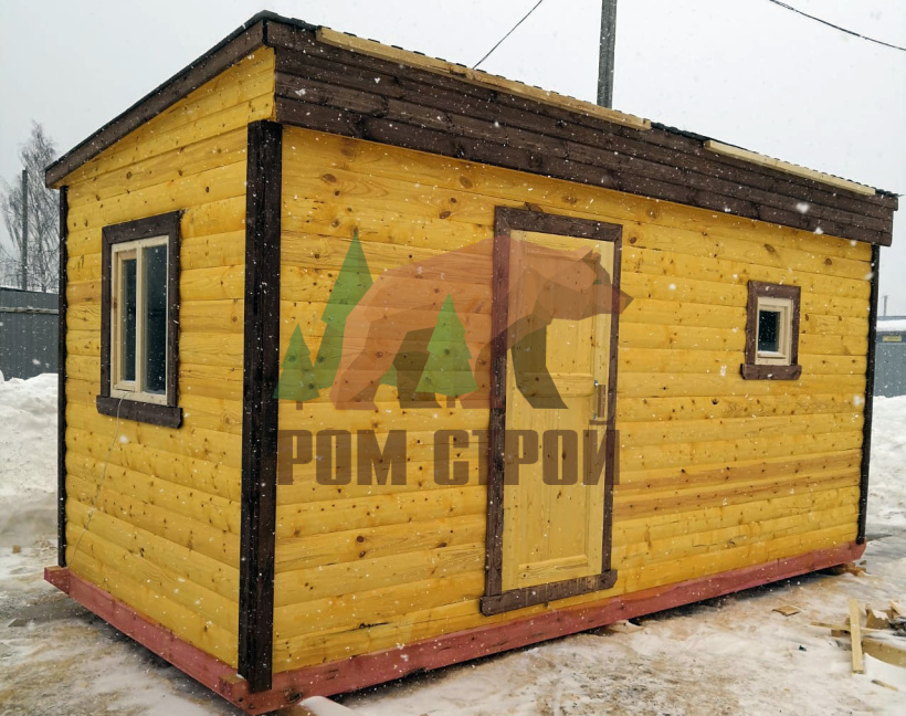 Готовая баня из бруса
