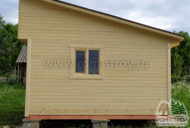 Дровяник с хозблоком 5х4 м в Карелии