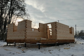 Дом из бруса 6х9 Цветково, Приозерский район, Лен.области