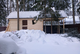 Баня из бруса 3х8 Сивково, Одинцовский район
