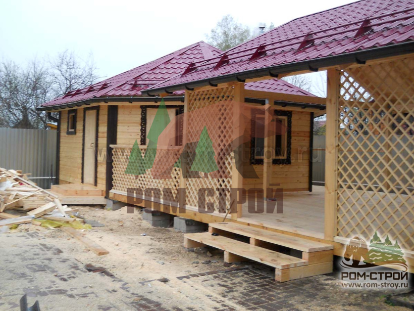 Баня из профилированного бруса "Мирина" 8х11,5