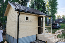 Каркасная баня 3х4 Зиново, Ивановская область