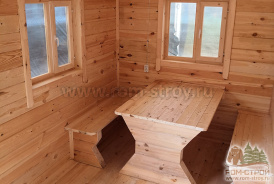 Баня из бруса 8 м готовая с доставкой Матросы, Карелия