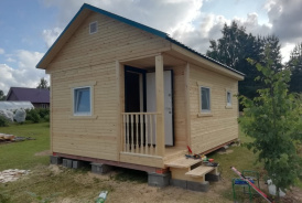 Каркасная баня «Улада» 4х6м