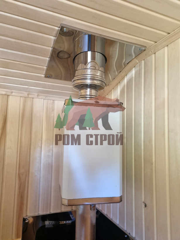 Перевозная баня из бруса "Невея" 7х2,3м