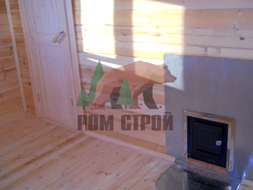 Баня из бруса с печкой 4х6 «Сияна»
